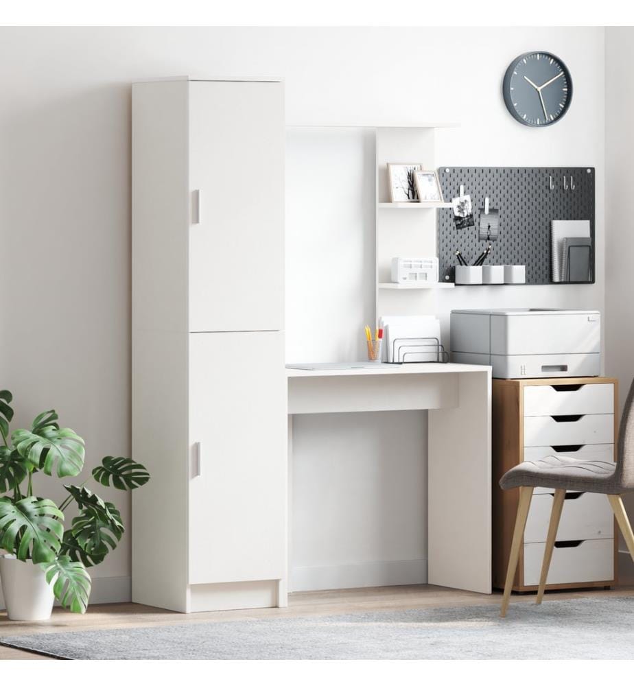 Scrivania 2 pcs Bianco