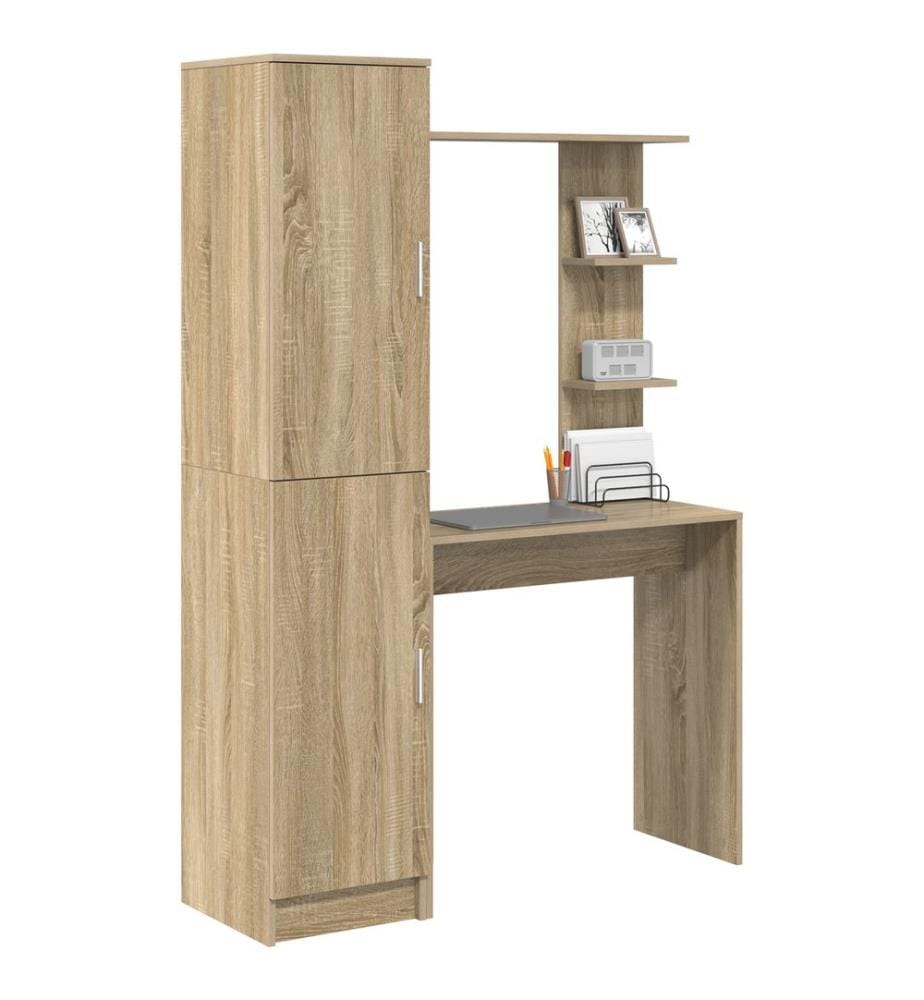 Scrivania 2 pcs Quercia Sonoma