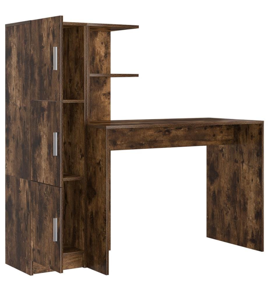Scrivania 2 pcs Quercia Affumicata