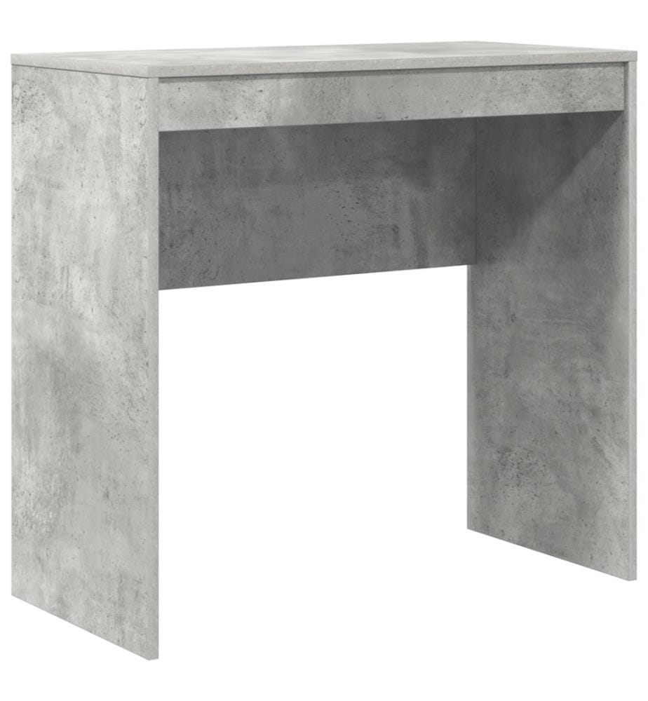 Scrivania con cassetto con scaffale con stoccaggio 2 pz Grigio cemento