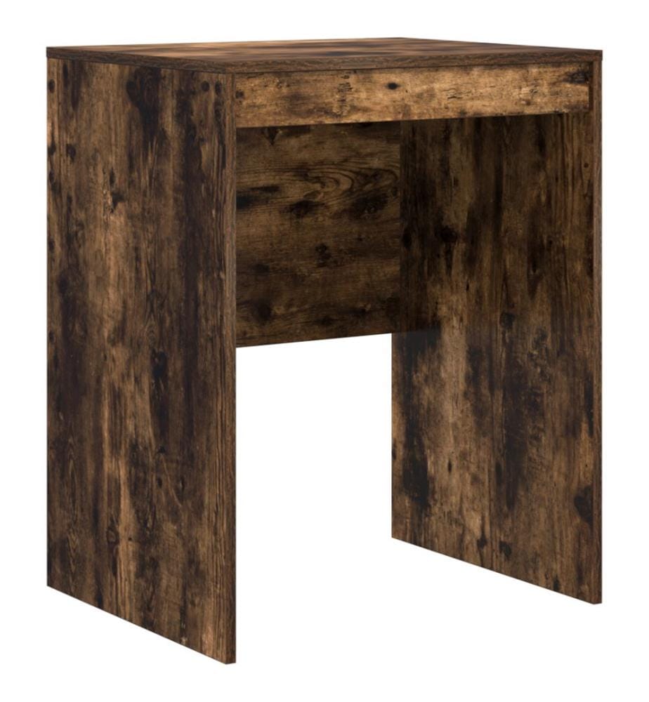 Scrivania con cassetto con scaffale con stoccaggio 2 pz Quercia affumicata