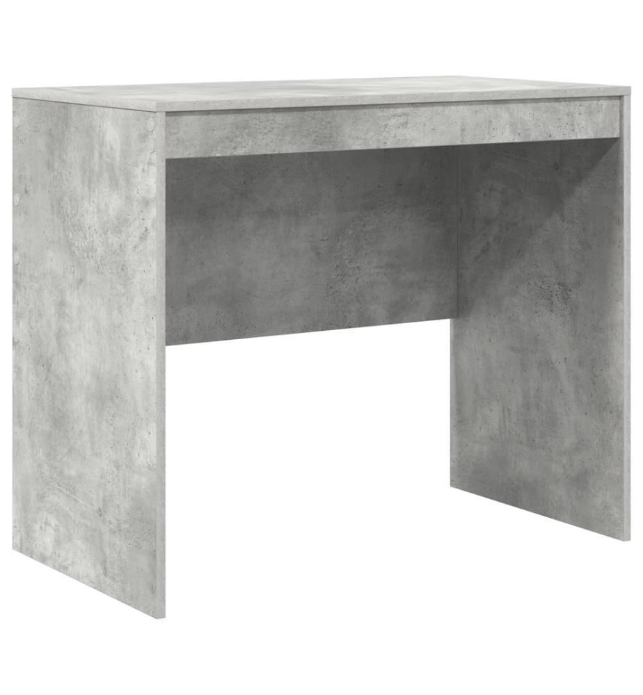 Scrivania con cassetto con scaffale con stoccaggio 2 pz Grigio cemento