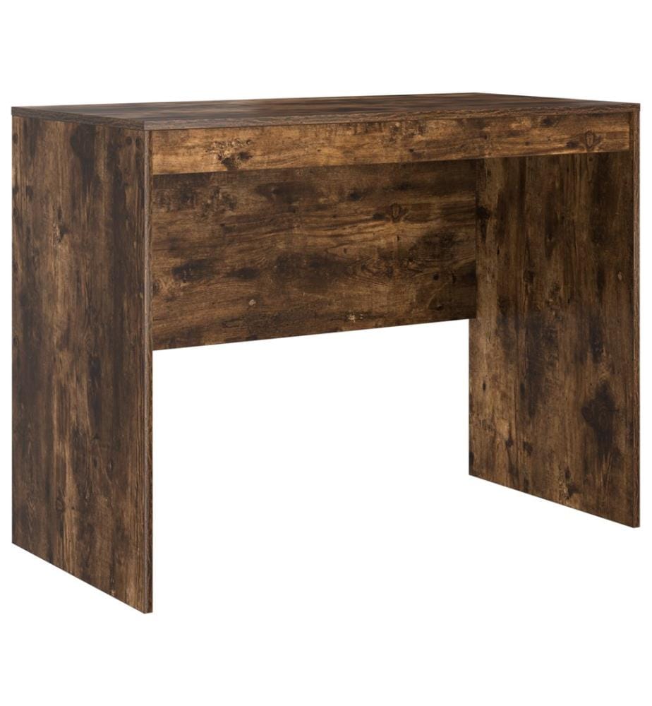 Schreibtisch mit Schubladen 2 pcs Geräucherte Eiche