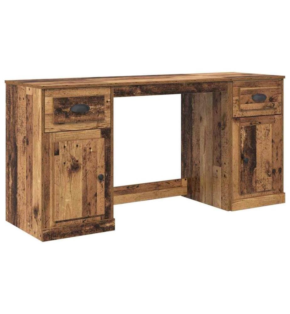 Scrivania con armadio con cassetto Legno Antico 154,5 x 50 x 75 cm