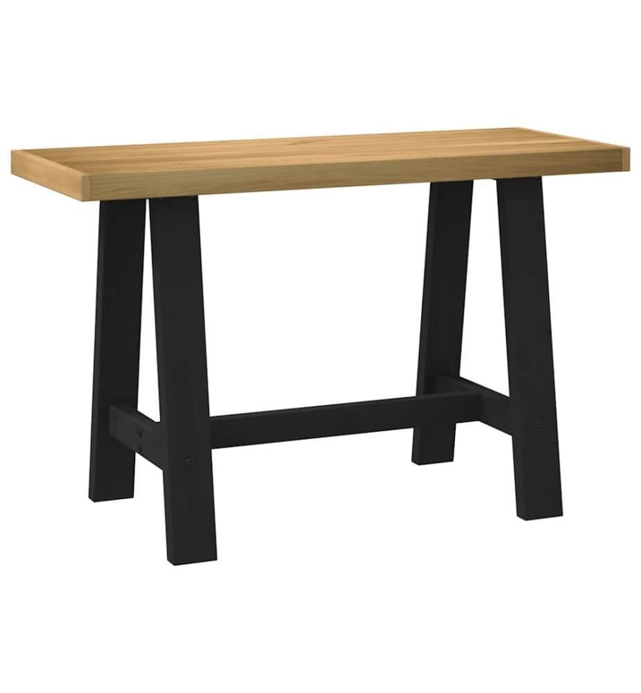 Scrivania NOAIN piedi a forma di A 120x50x75 cm legno massiccio di pino