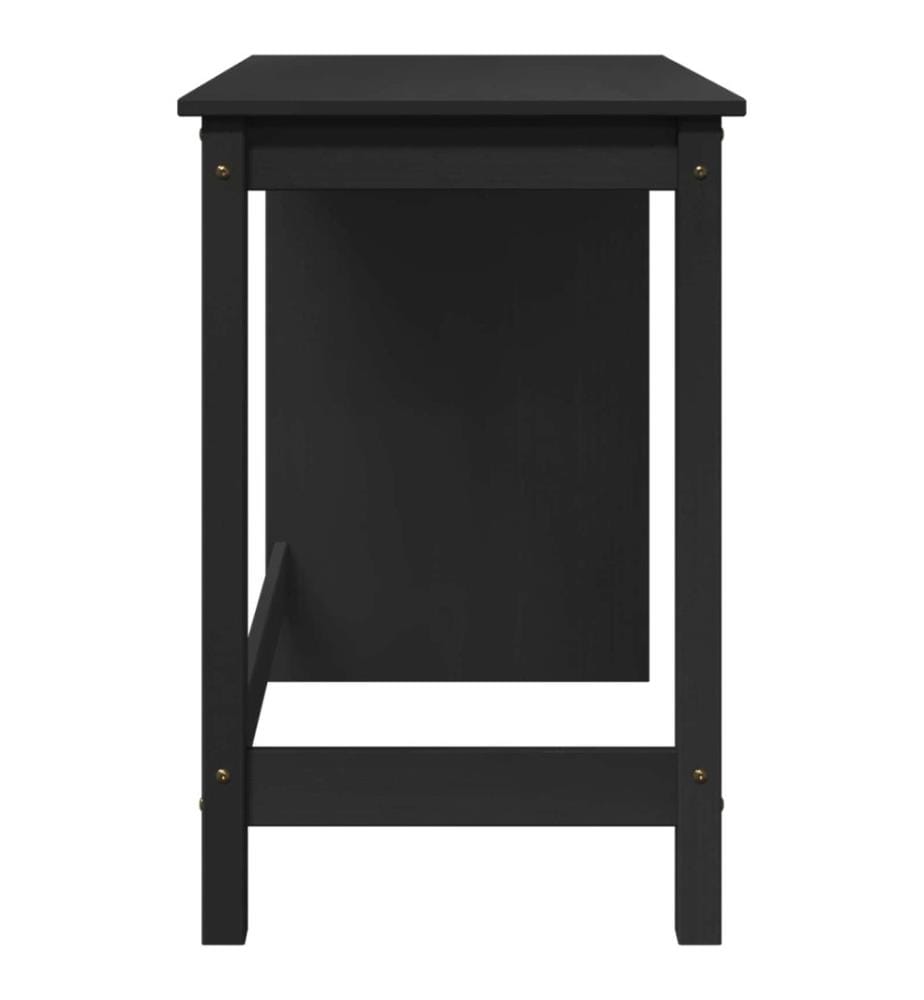 Scrivania Noir 112 x 50 x 75 cm Bois de Pin Massif