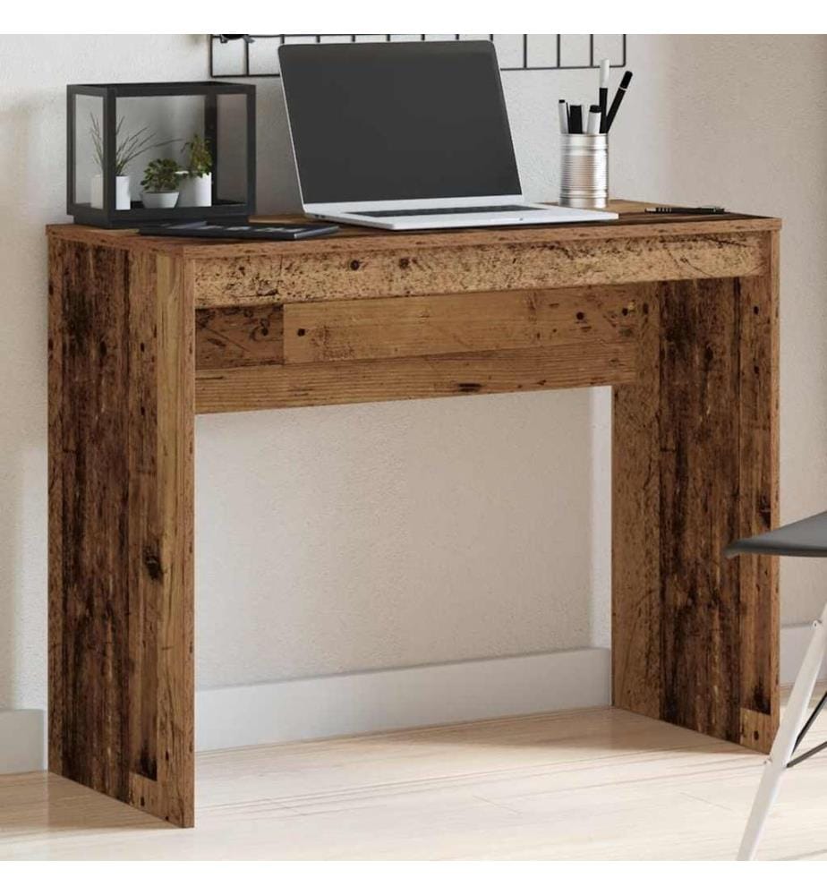 Scrivania legno vecchio 90x40x72 cm legno ingegnerizzato