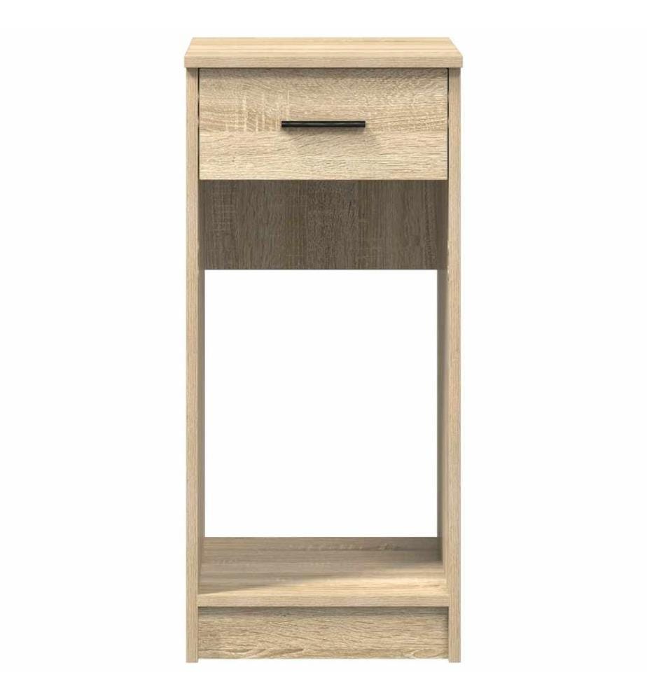 Supporto per tower di computer e cassetto rovere sonoma 35x45x77 cm