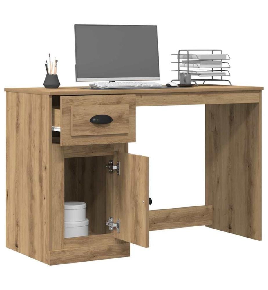 Scrivania Rovere artigianale 50 x 115 x 75 cm Legno ingegnerizzato