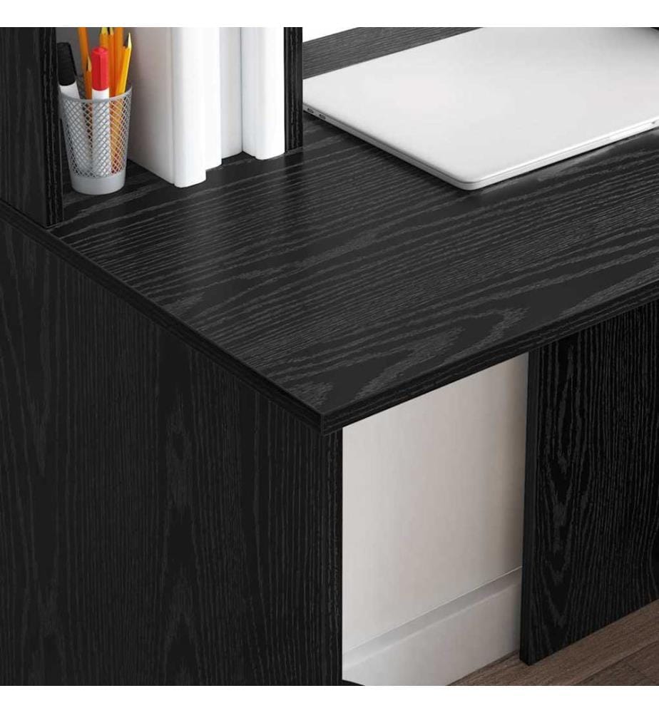 Scrivania Quercia nera 91 x 50 x 149 cm Legno ingegnerizzato