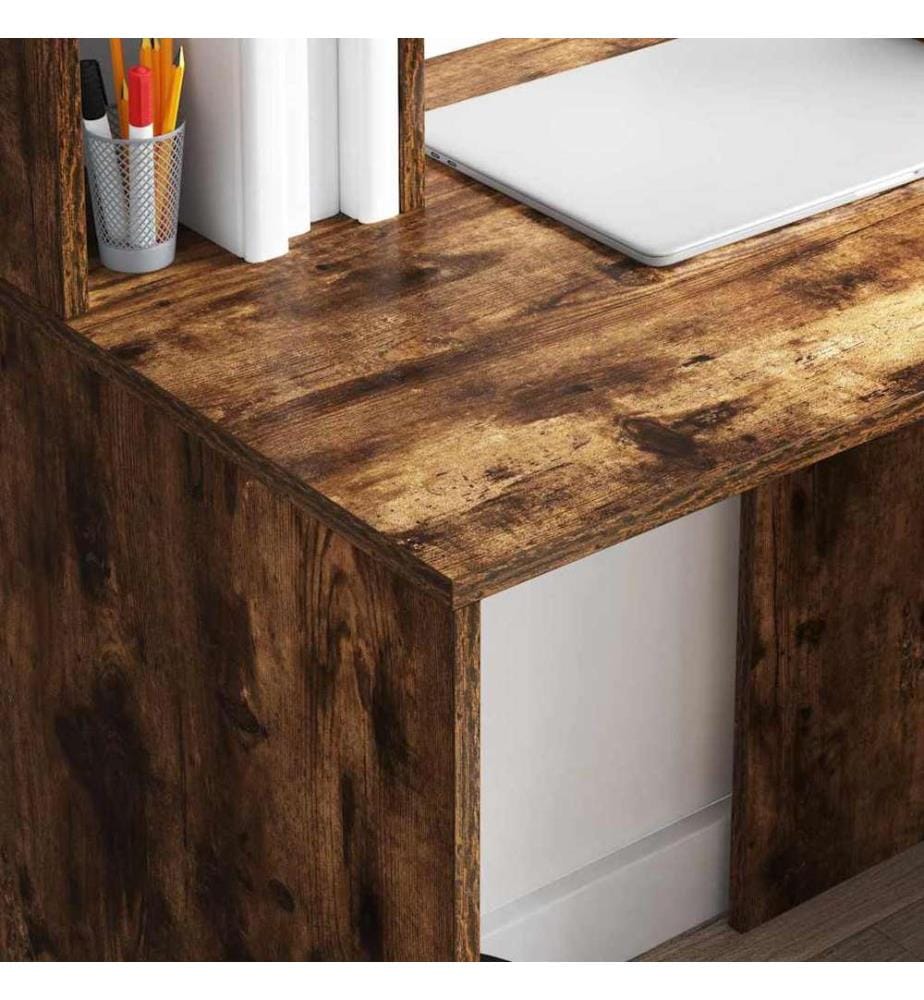 Scrivania Quercia affumicata 91 x 50 x 149 cm Legno ingegnerizzato