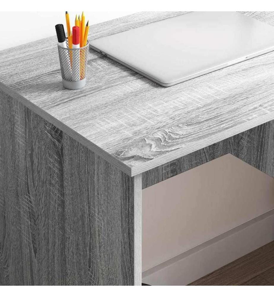 Scrivania Grigio Sonoma 90 x 49 x 75 cm Legno ingegnerizzato