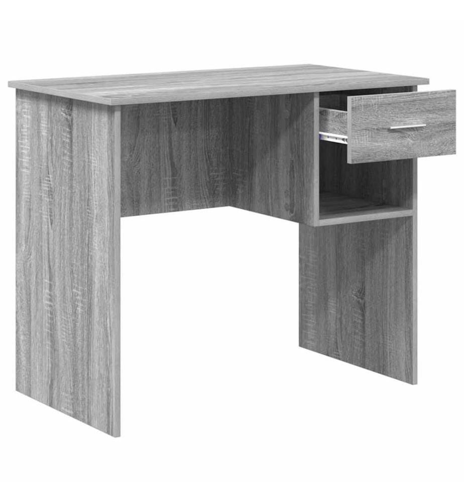 Scrivania Grigio Sonoma 90 x 49 x 75 cm Legno ingegnerizzato