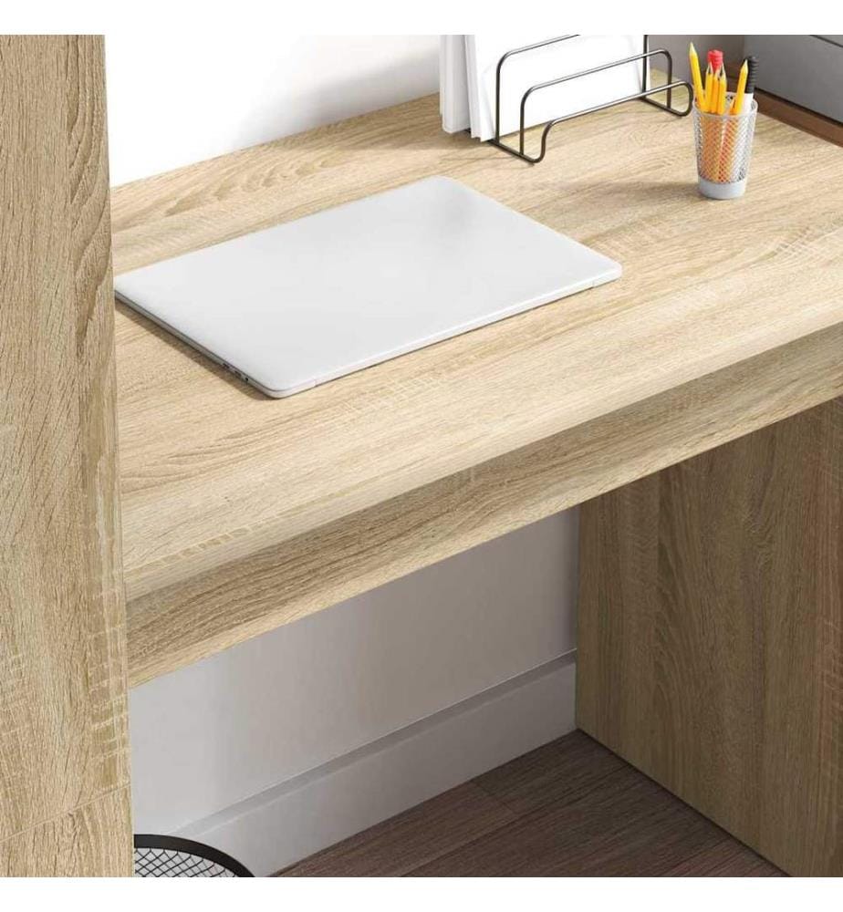 Scrivania Quercia Sonoma 113 x 54 x 120 cm Legno ingegnerizzato