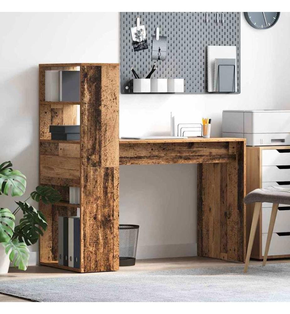 Scrivania Legno antico 113 x 54 x 120 cm Legno ingegnerizzato