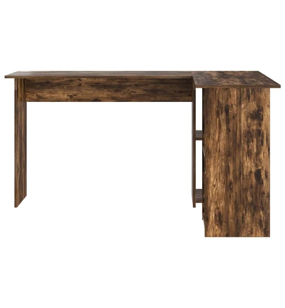 Scrivania Quercia affumicata 142 x 102 x 73 cm Legno ingegnerizzato