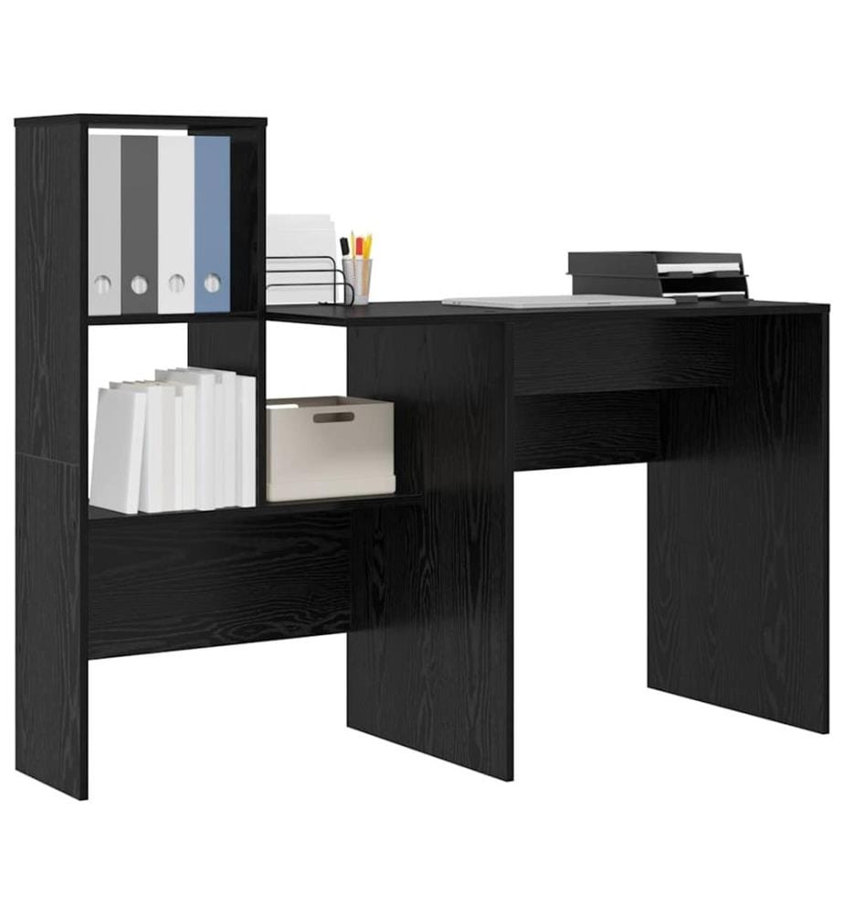 Scrivania Quercia Nera 131,5 x 50 x 106,5 cm Legno ingegnerizzato