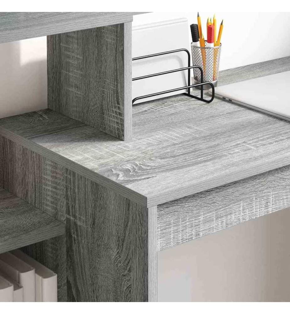 Scrivania Grigio Sonoma 100 x 40 x 90 cm Legno ingegnerizzato