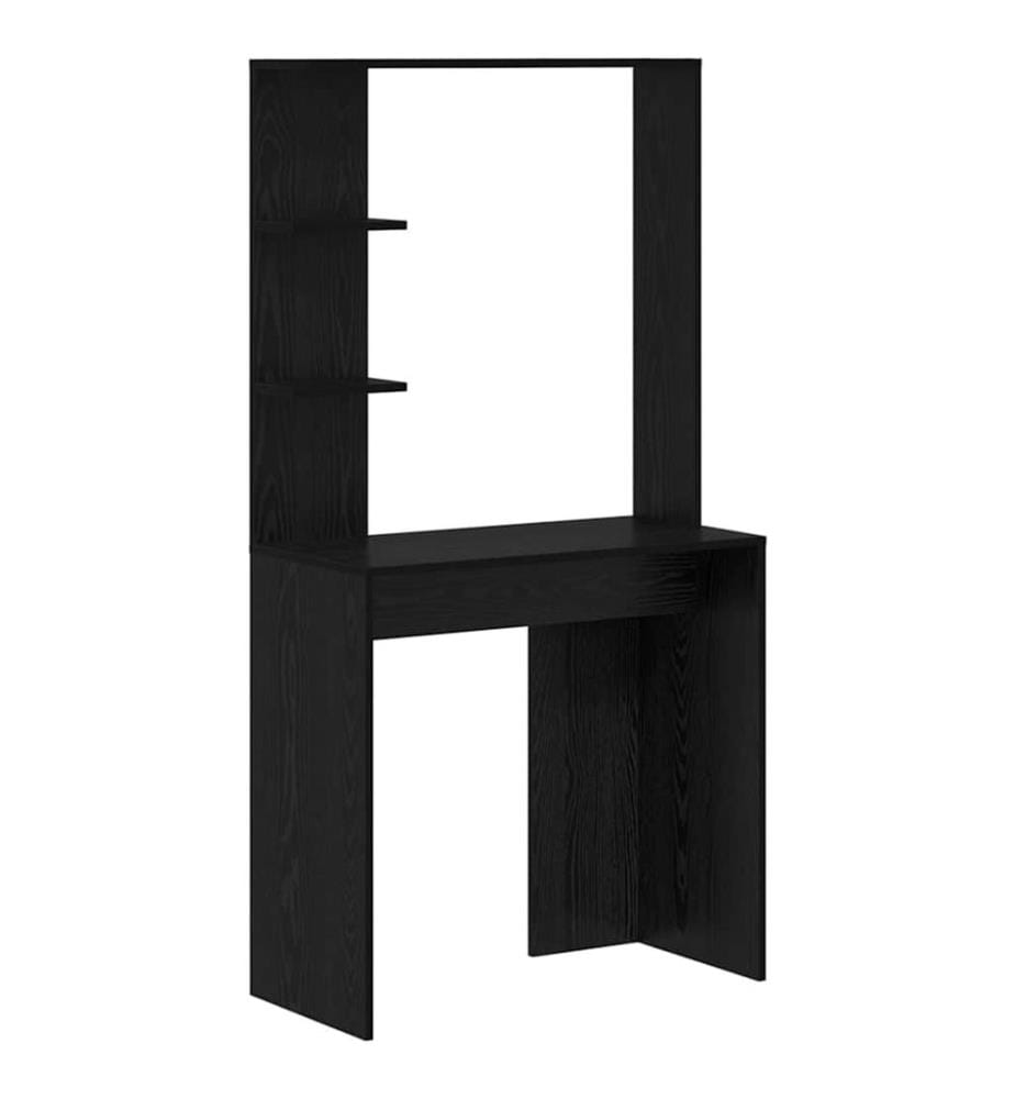 Scrivania Quercia Nera 78,5 x 37 x 154,5 cm Legno di ingegneria