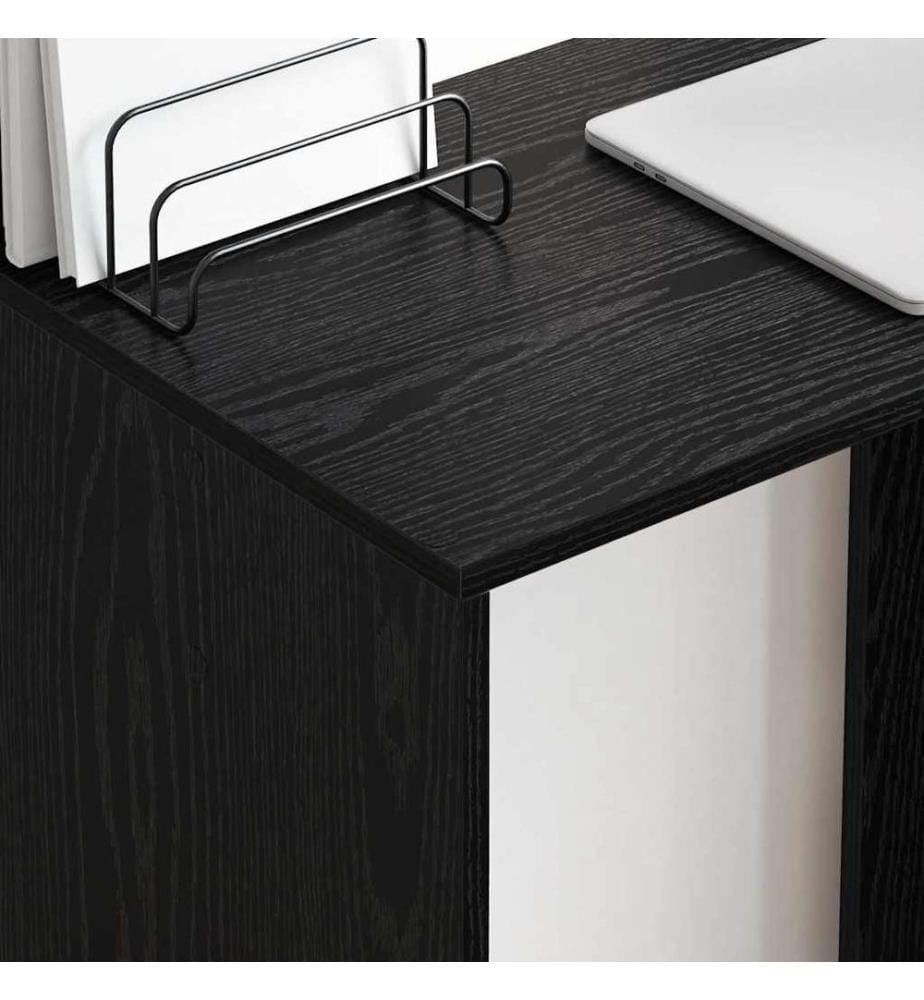 Scrivania Quercia Nera 78,5 x 37 x 154,5 cm Legno di ingegneria