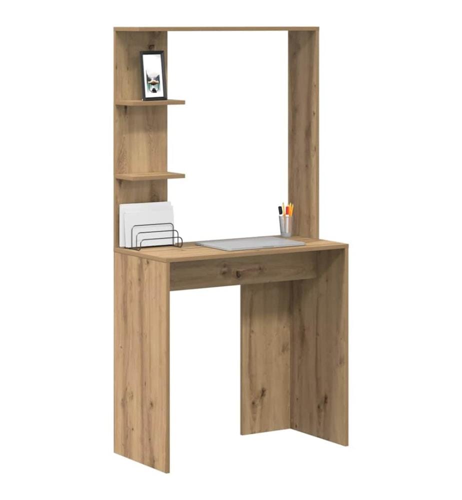 Scrivania Quercia Artigianale 78,5 x 37 x 154,5 cm Legno di ingegneria