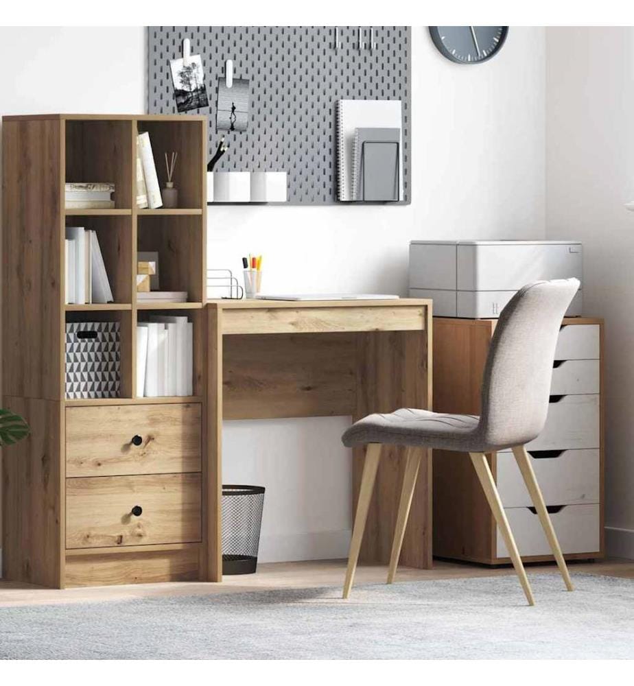 Scrivania Rovere artigianale 70 x 40 x 76 cm