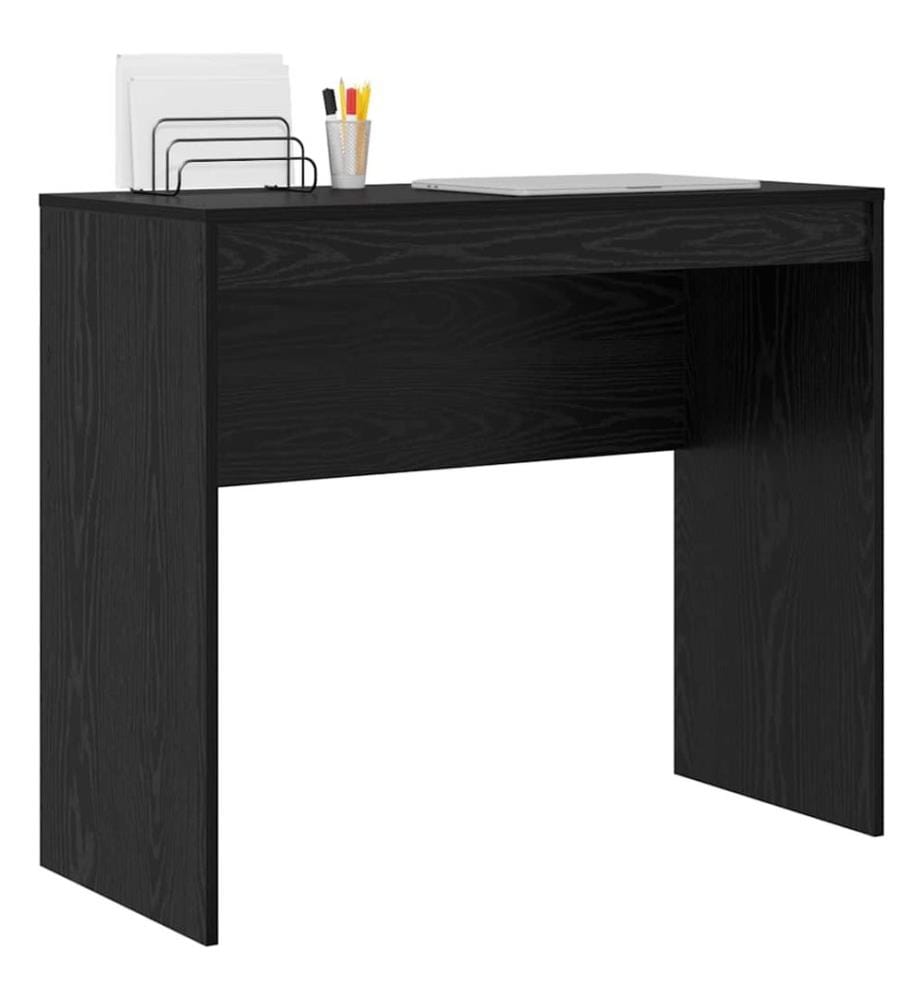 Scrivania Rovere nero 90 x 40 x 76 cm