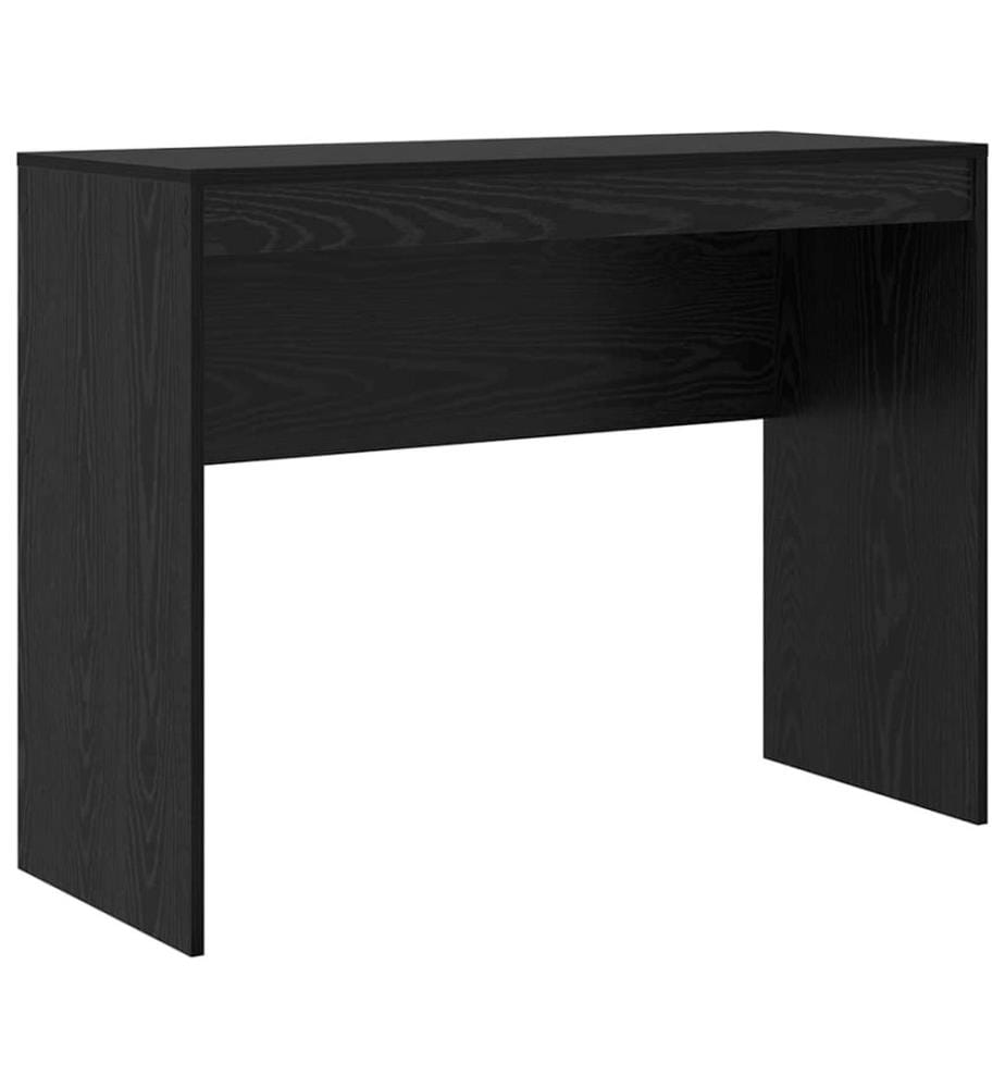 Scrivania Rovere nero 100 x 40 x 76 cm