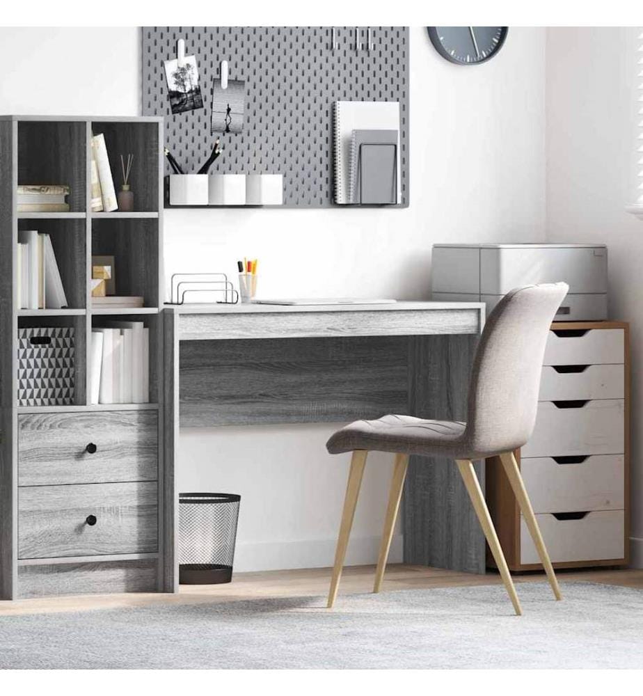 Scrivania Grigio Sonoma 100 x 40 x 76 cm
