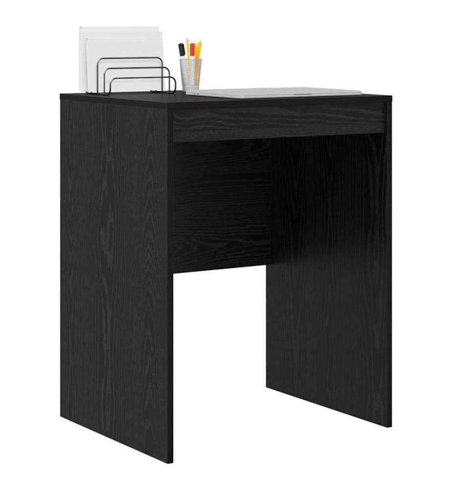 Scrivania Rovere nero 60 x 50 x 76 cm