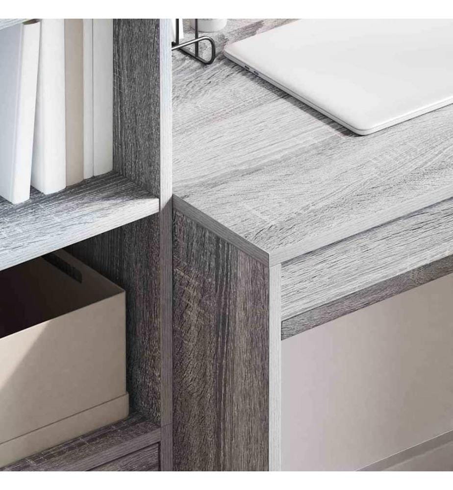 Scrivania Grigio Sonoma 80 x 50 x 76 cm