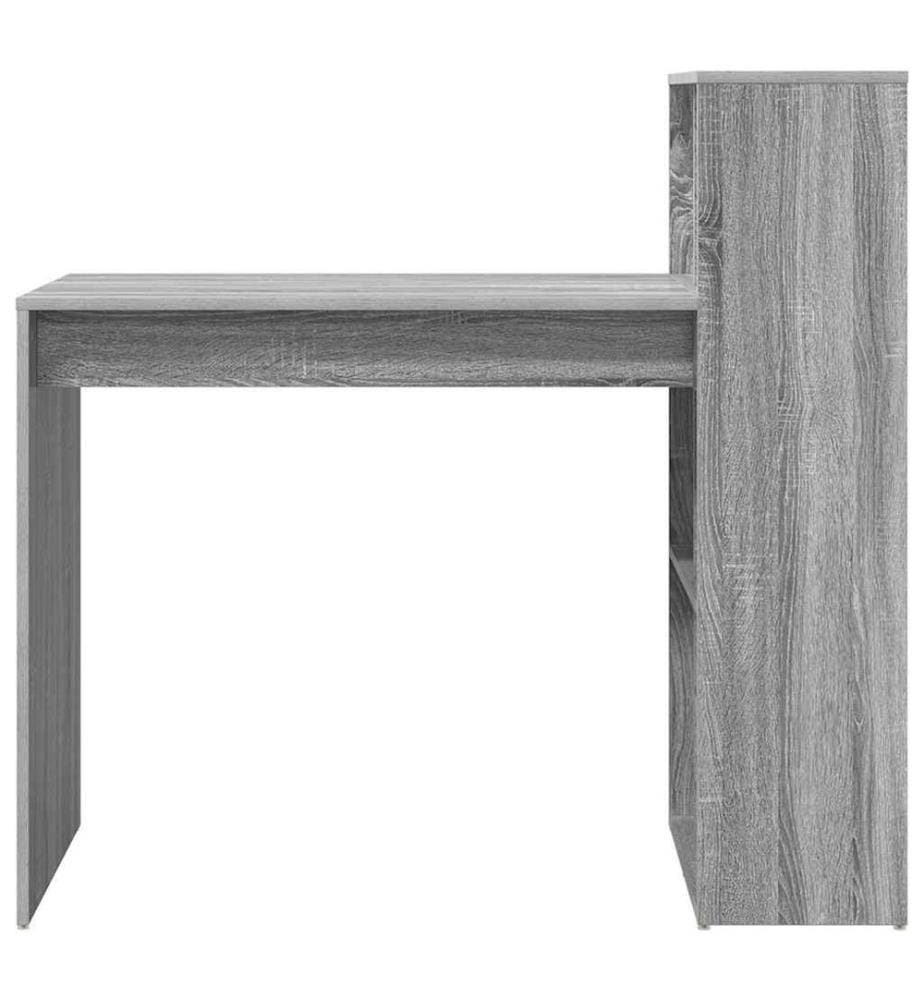 Scrivania Grigio Sonoma 108 x 55 x 103.5 cm Legno ingegnerizzato