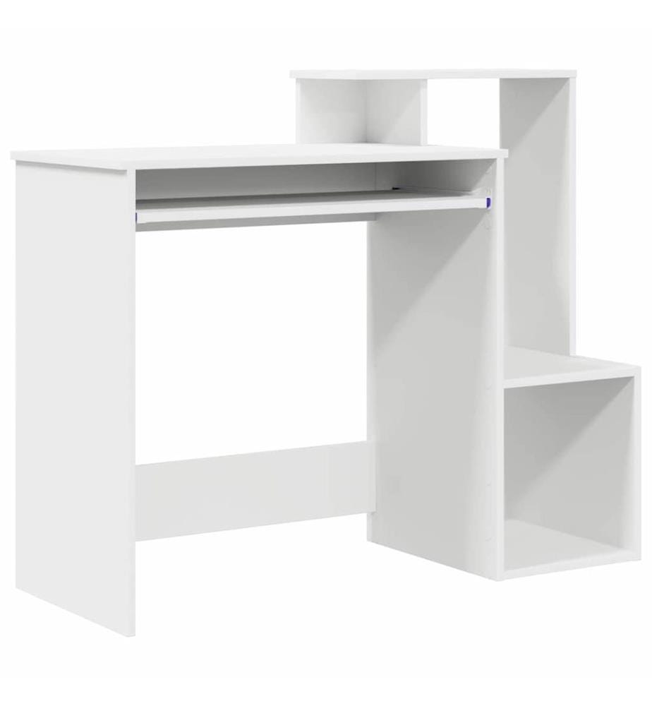 Scrivania con cassetto Bianco 106 x 41 x 88.5 cm Legno ingegnerizzato