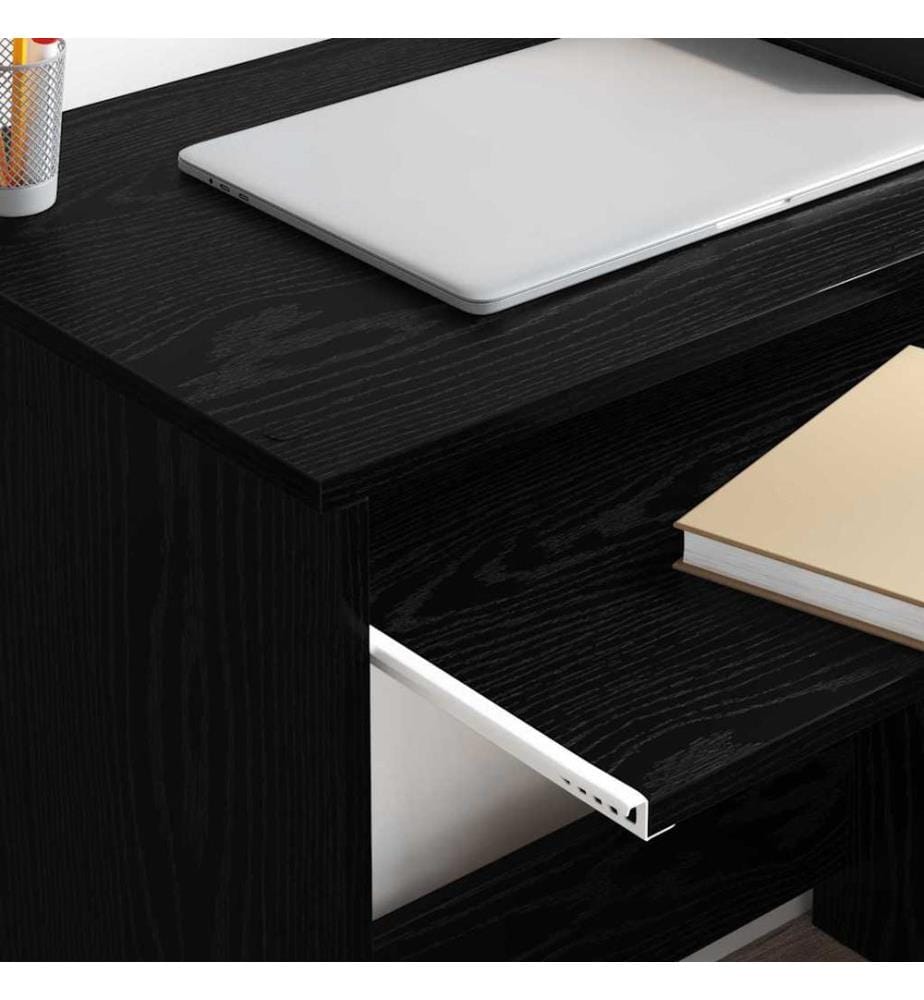 Scrivania Quercia nera 106 x 41 x 88.5 cm Legno ingegnerizzato