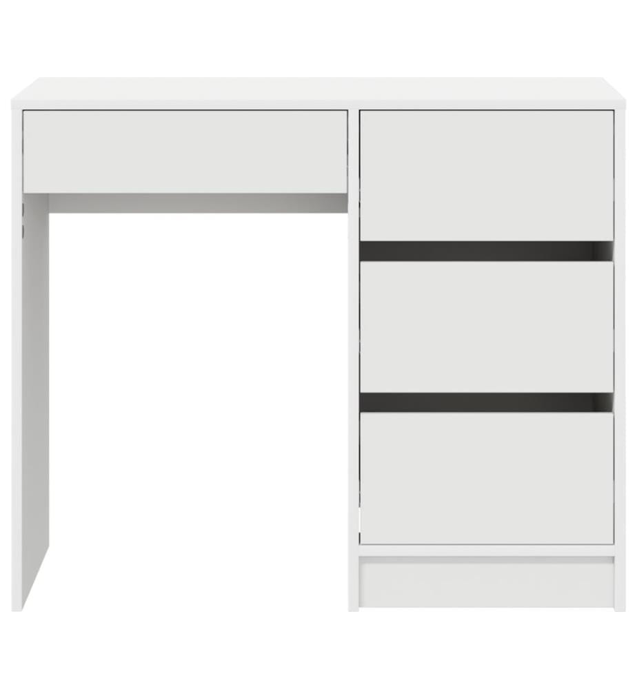 Scrivania con cassetto Bianco 90 x 37,5 x 75 cm Legno ingegnerizzato