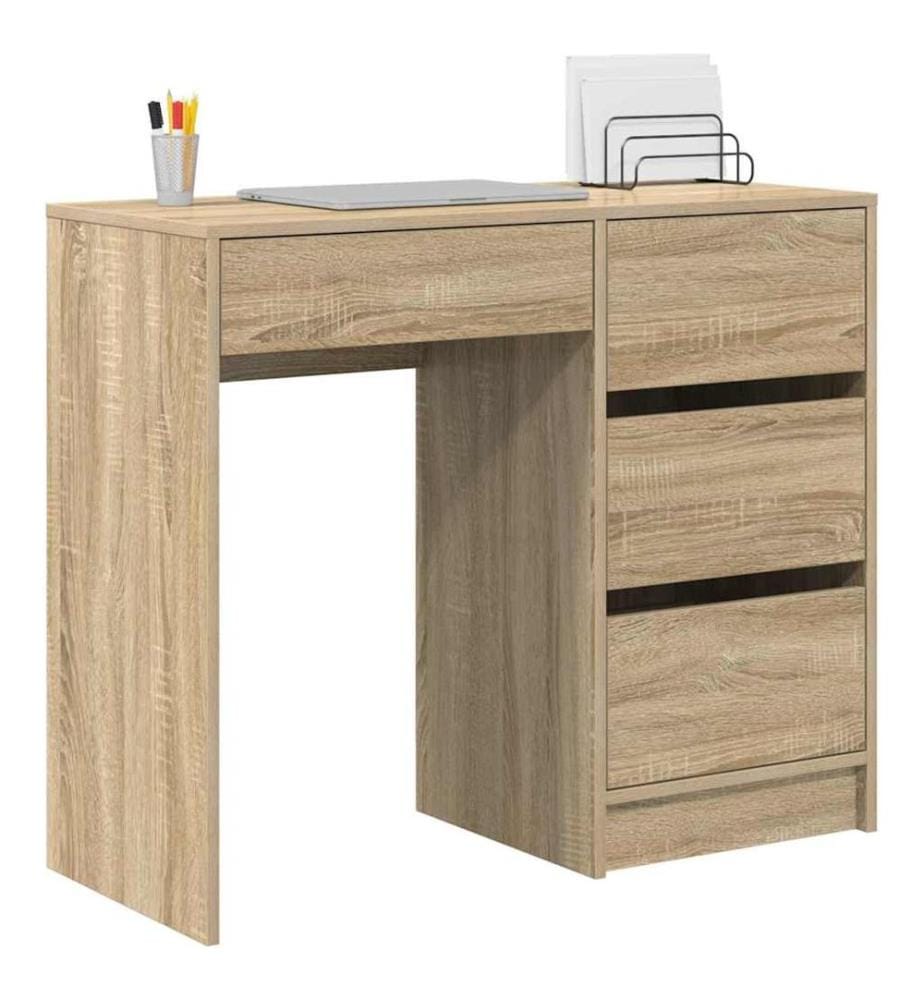 Scrivania Quercia Sonoma 90 x 37,5 x 75 cm Legno ingegnerizzato