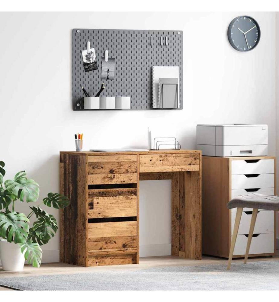 Scrivania Legno Antico 90 x 37,5 x 75 cm Legno ingegnerizzato