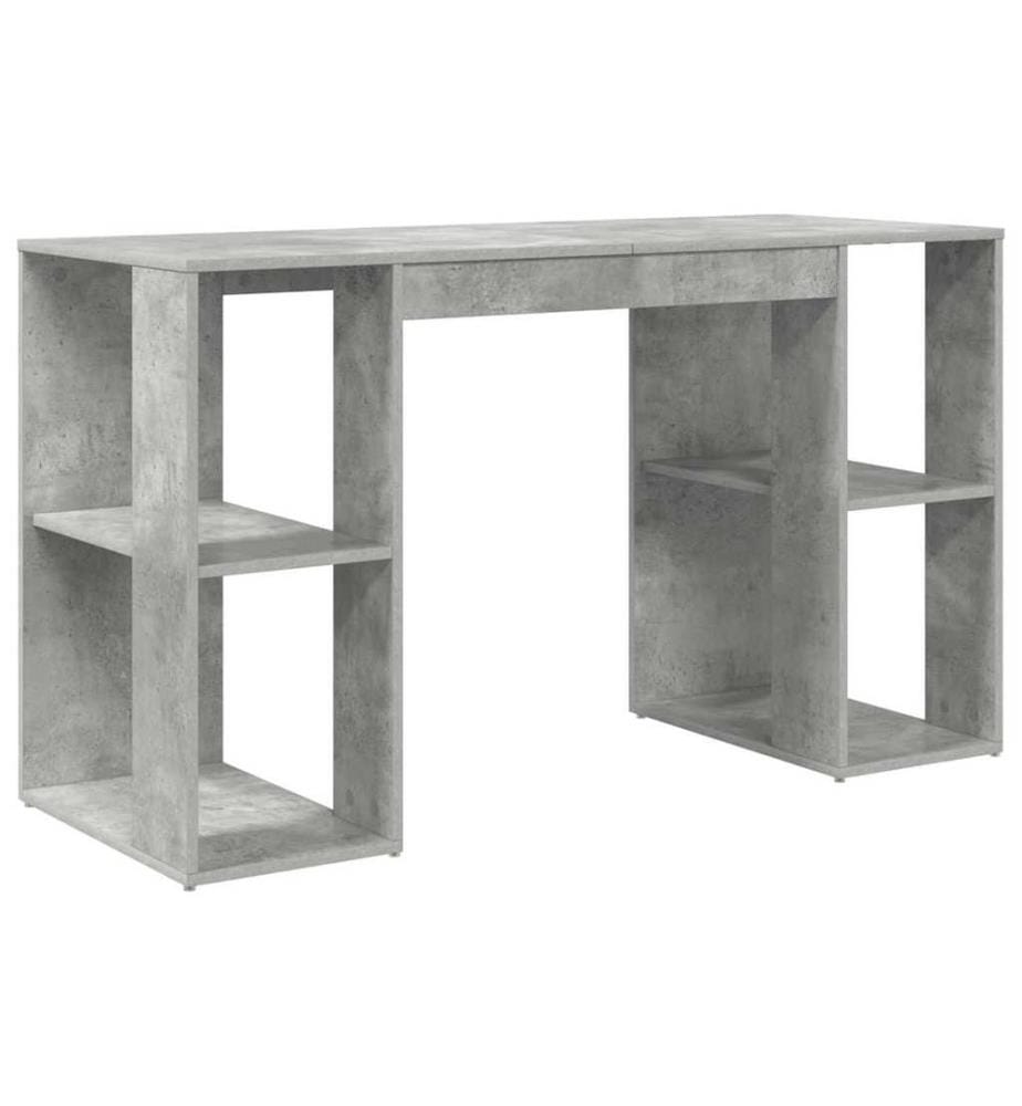 Scrivania Grigio cemento 130 x 50.5 x 75 cm Legno ingegnerizzato