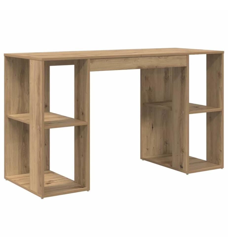 Scrivania Quercia artigianale 130 x 50.5 x 75 cm Legno ingegnerizzato