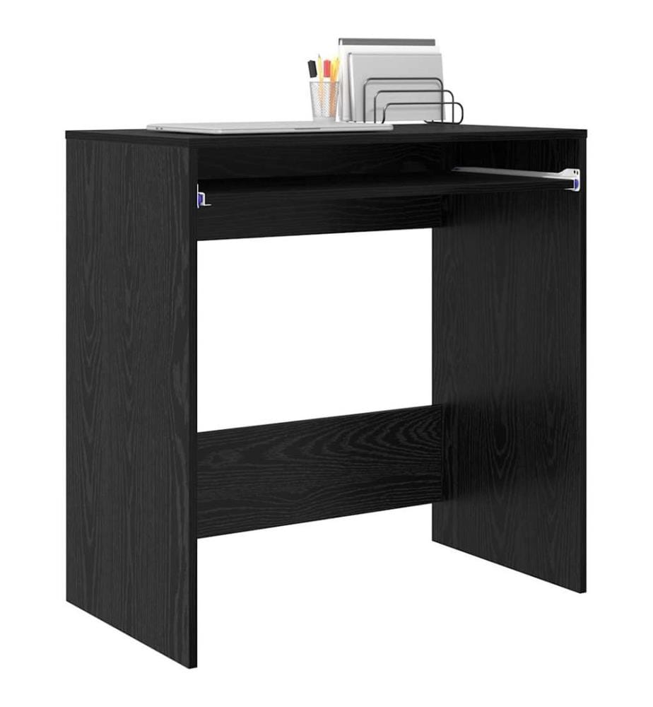 Scrivania Quercia nera 77,5 x 43 x 79 cm Legno ingegnerizzato