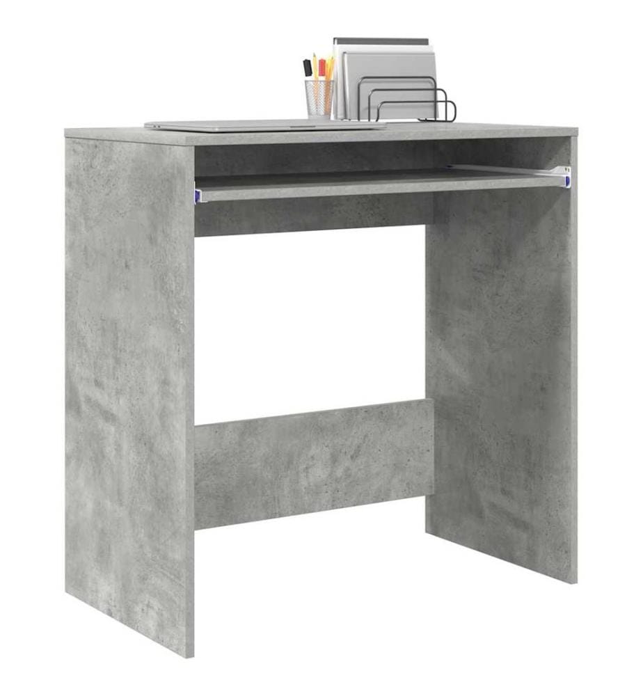 Scrivania Grigio cemento 77,5 x 43 x 79 cm Legno ingegnerizzato