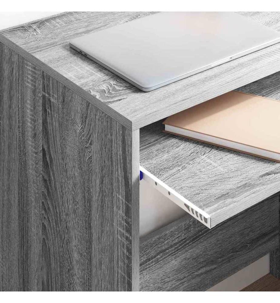 Scrivania Grigio Sonoma 77,5 x 43 x 79 cm Legno ingegnerizzato