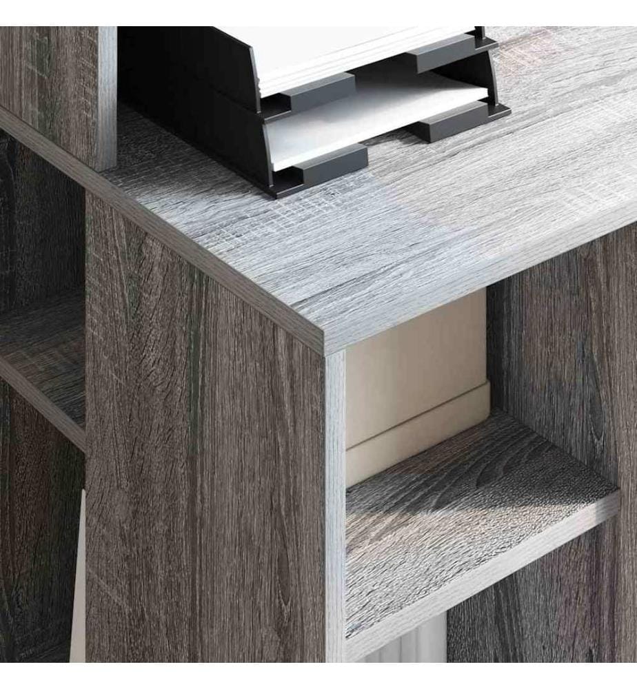 Scrivania Grigio Sonoma 90 x 48 x 101,5 cm Legno ingegnerizzato