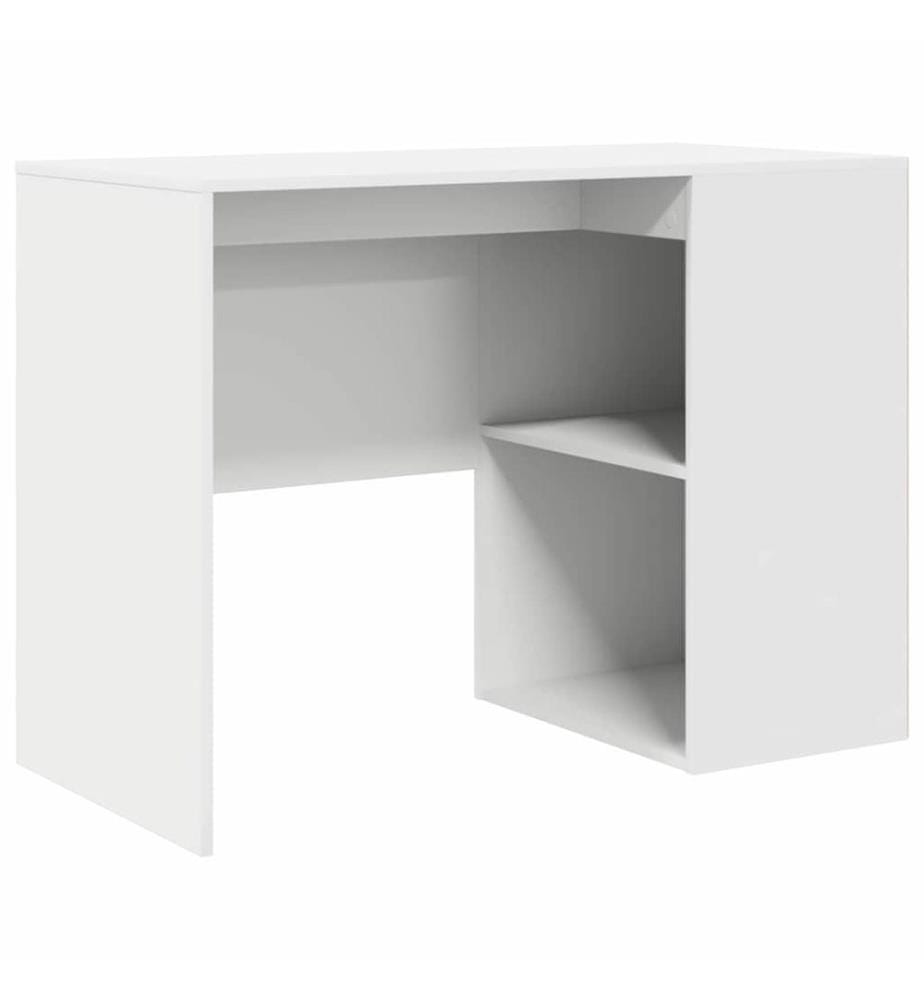 Scrivania con scaffale Bianco 102 x 50 x 75 cm Legno ingegnerizzato