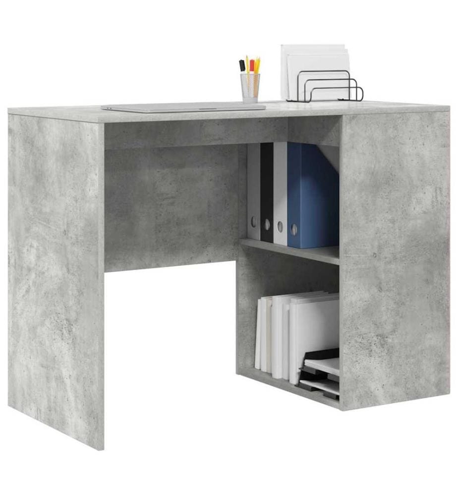 Scrivania Grigio cemento 102 x 50 x 75 cm Legno ingegnerizzato