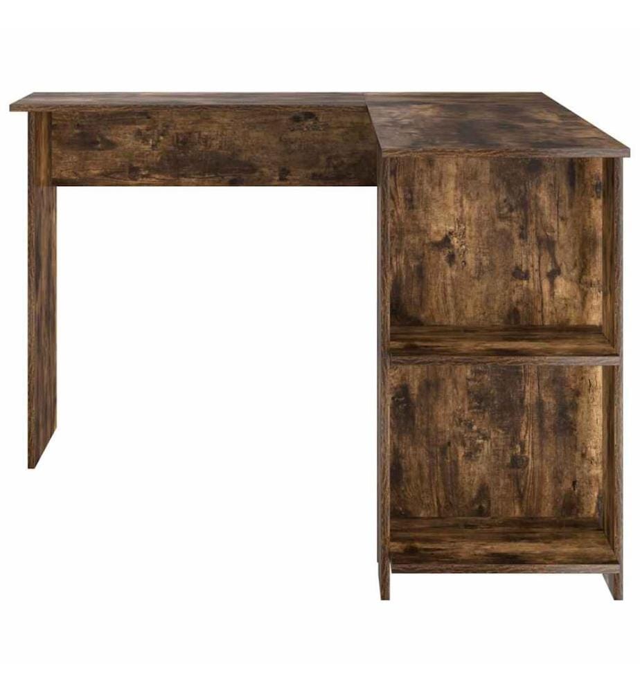 Scrivania d'angolo Quercia affumicata 140 x 113,5 x 75 cm Legno ingegnerizzato