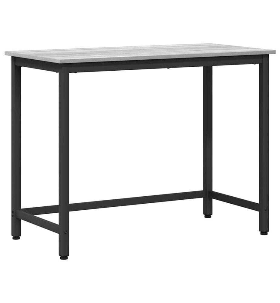 table Gris Sonoma 80 x 50 x 76,5 cm Bois d'ingénierie et acier