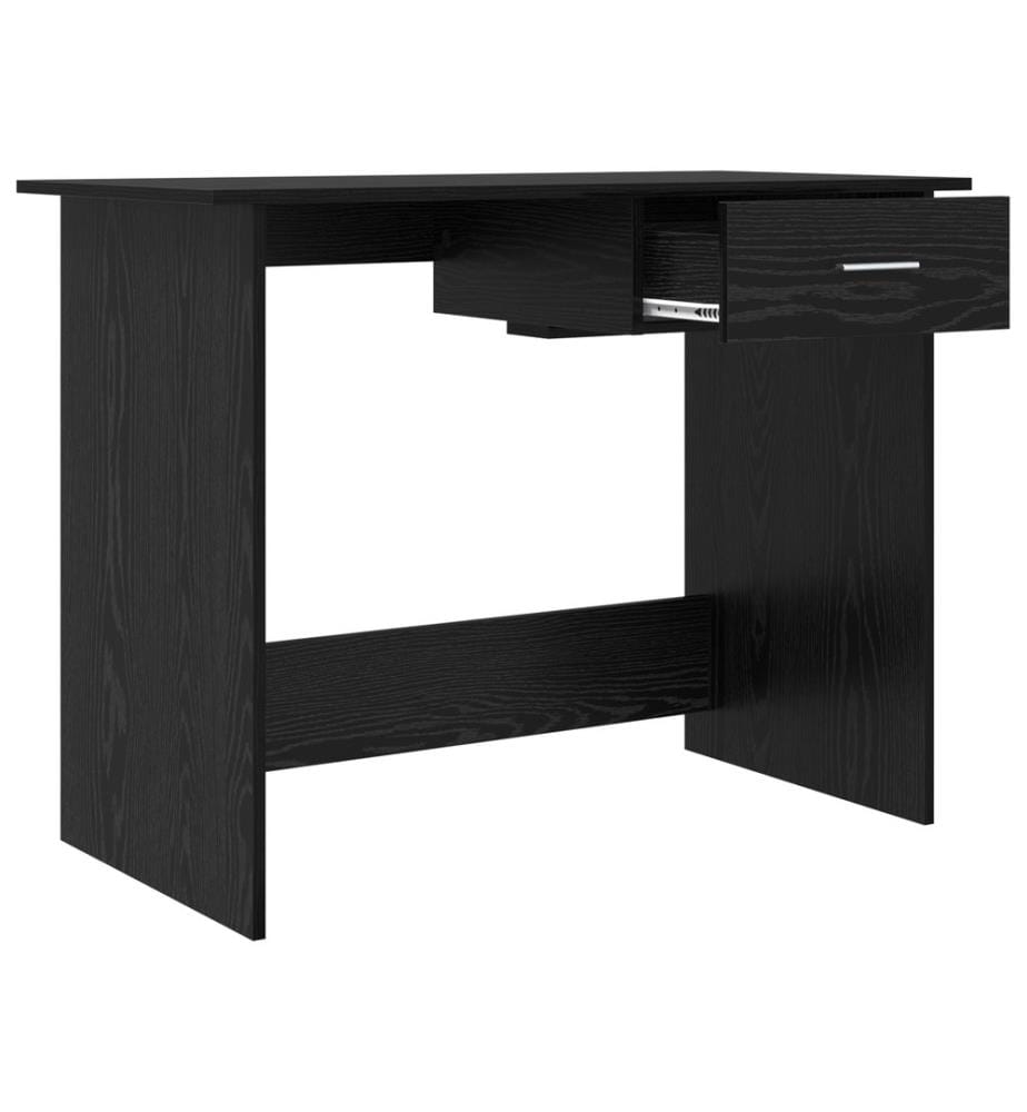 Scrivania Quercia nera 100 x 50 x 76 cm Legno ingegnerizzato