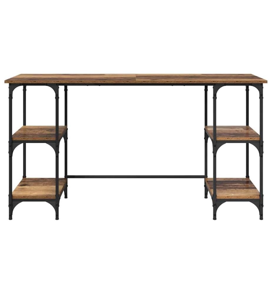 Scrivania Legno antico 140 x 50 x 75 cm Legno ingegnerizzato