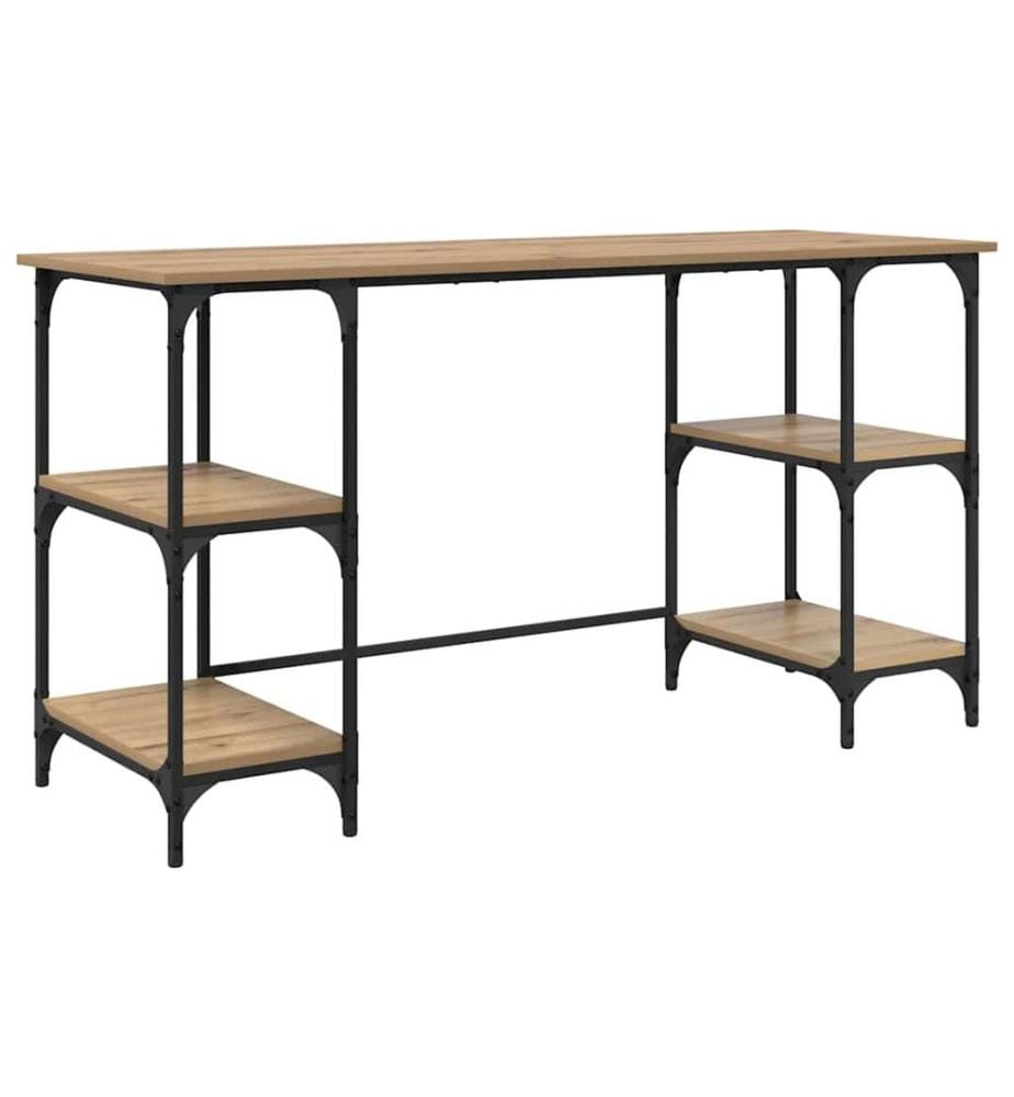 Scrivania Quercia artigianale 140 x 50 x 75 cm Legno ingegnerizzato